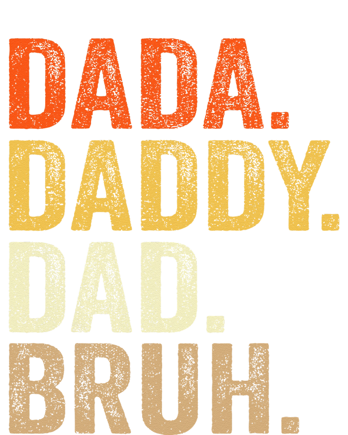 Dada Daddy Dad Bruh Humor Adult Fathers Day Vintage Father Women's Perfect Tri Tunic Long Sleeve Shirt