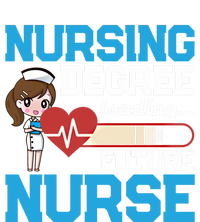 Future Nurse Nursing Degree Loading Nurses Profession Gift Women's Flannel Pajama Set