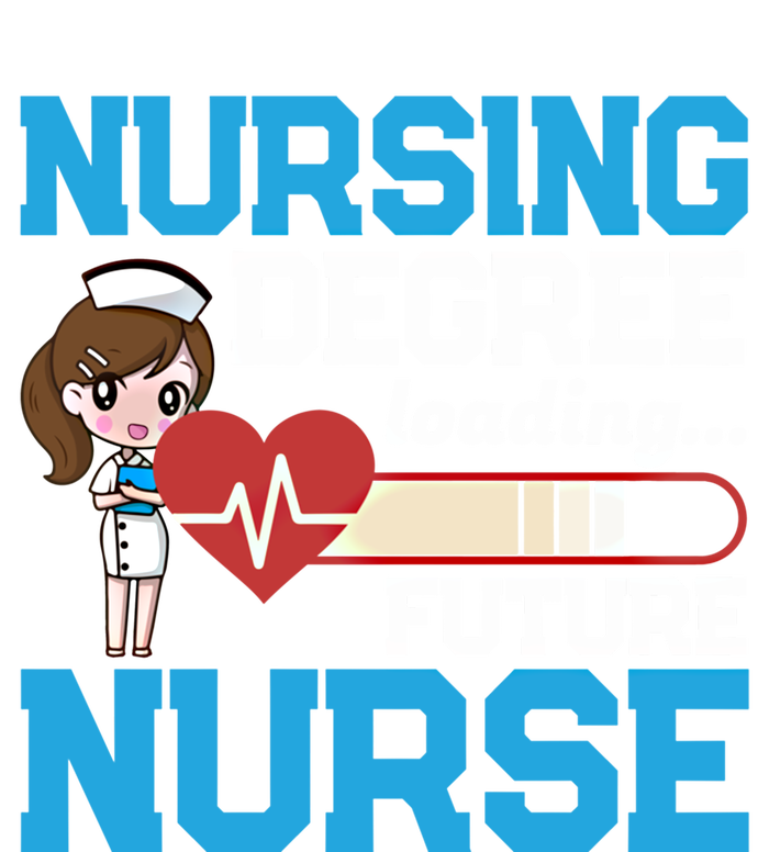 Future Nurse Nursing Degree Loading Nurses Profession Gift Women's Flannel Pajama Set