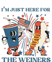 Hot Dog I'm Just Here For The Wieners 4Th Of July T-Shirt