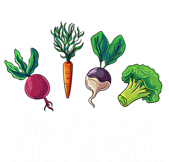 Healthy Eating Carrot Let Food Be Thy Medicine Gift Premium T-Shirt