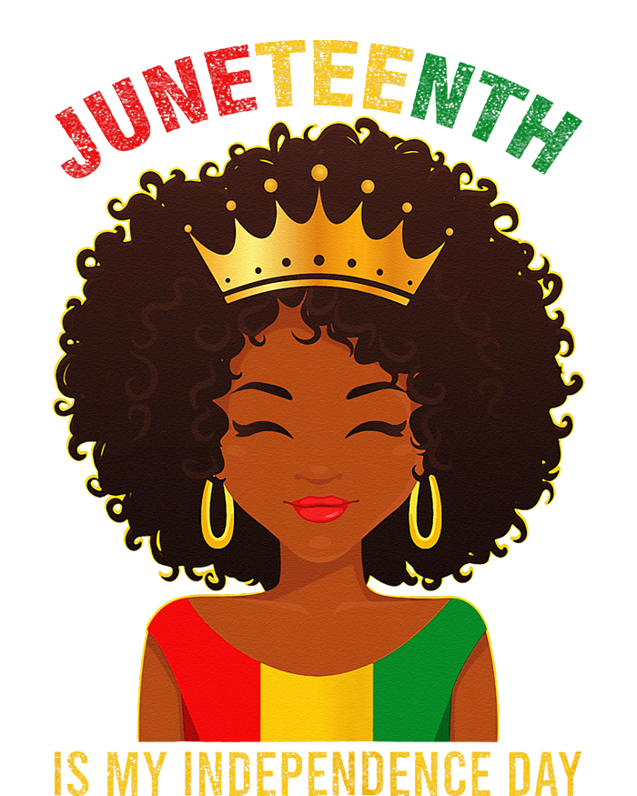 Juneteenth Is My Independence Day Black Wo Freedom PosiCharge RacerMesh Polo