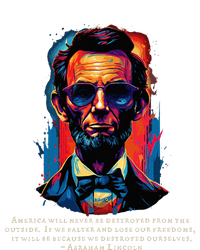 Abraham Lincoln Freedom Quote USA America July Patriotic Youth Performance Sprint T-Shirt