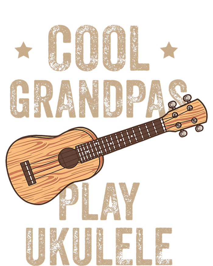 Cool Grandpas Play Ukulele Ukulele Music Guitar T-Shirt