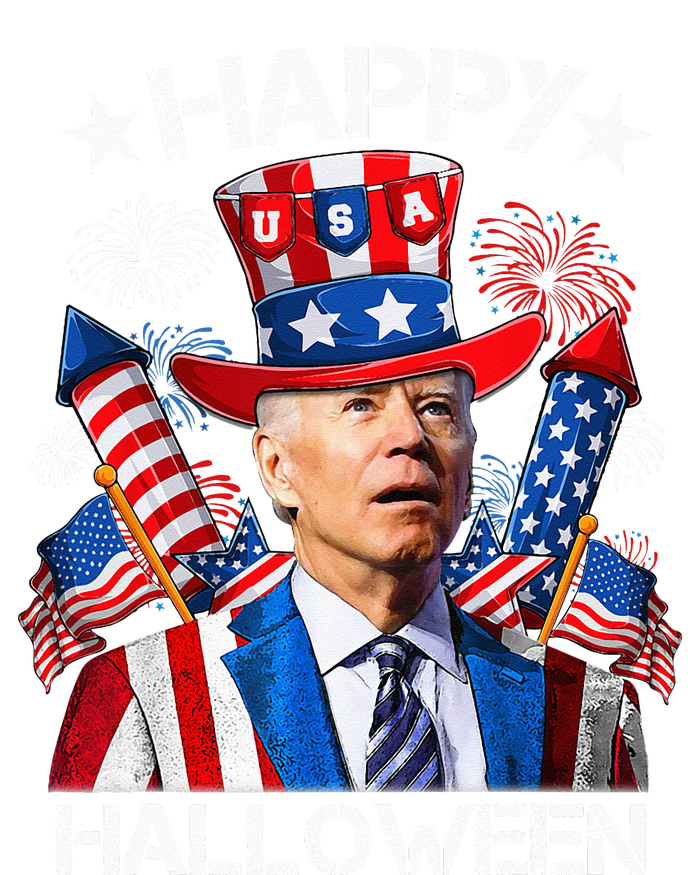 Funny Joe Biden 4th Of July Happy Halloween Firework Premium Hoodie