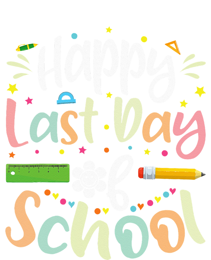 Happy Last Day of School Teacher Student Graduation Tie-Dye T-Shirt