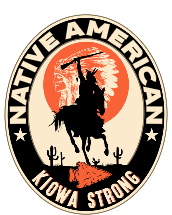 Kiowa Tribe Native American Indian Pride Strong Cute Gift V-Neck T-Shirt