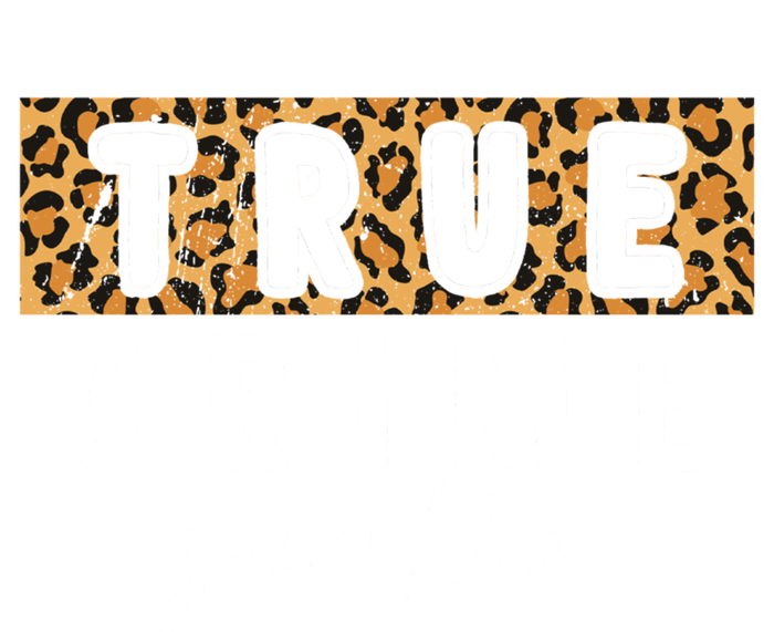 Leopard Print True Crime Podcast Junkie Lover Cute Gift Sweatshirt