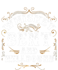 Whiskey Bent And Hellbound Shirts Funny Whiskey Bourbon Sweatshirt Cinch Pack Bag