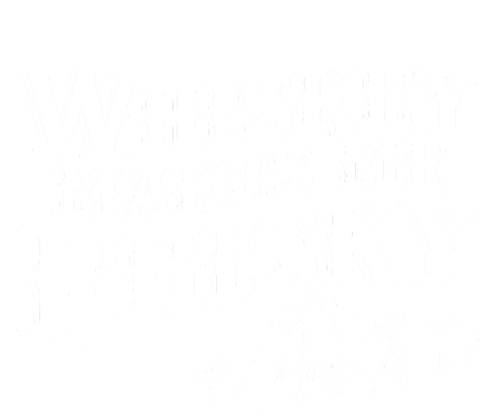 Whiskey Makes Me Frisky Men Women Casual Graphical Dress T-Shirt