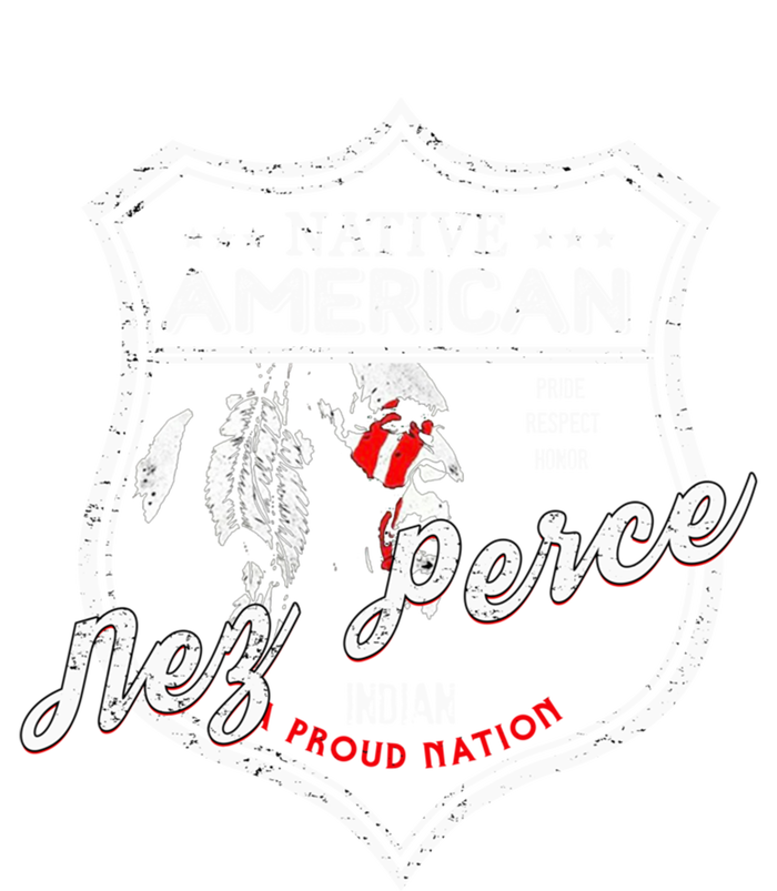 Nez Perce Tribe Native American Indian Strong Pride Badge Cool Gift Toddler Long Sleeve Shirt