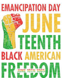 Emancipation Day Juneteenth Black American Freedom Valucap Bio-Washed Visor