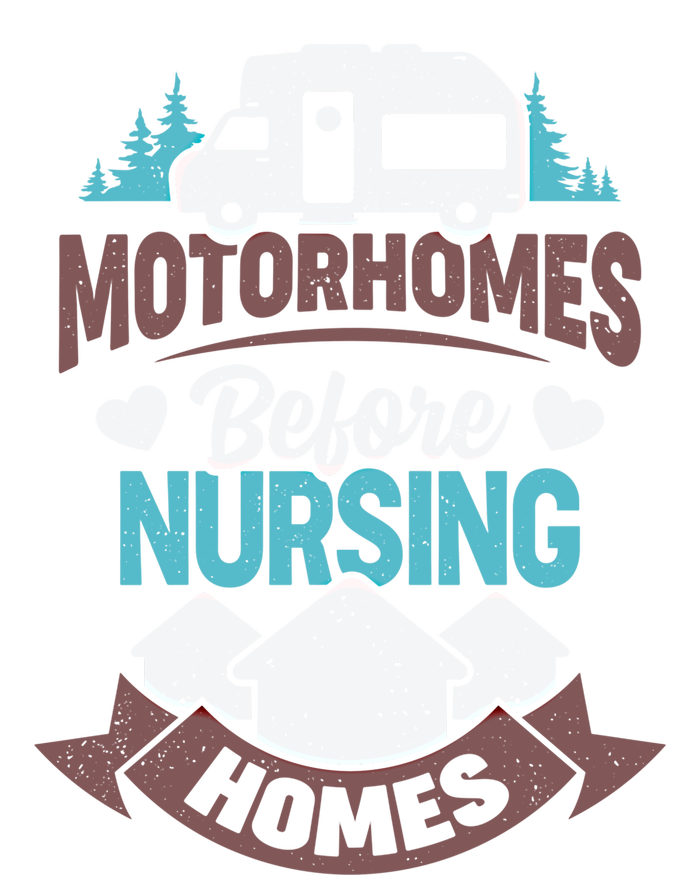 Motorhomes Before Nursing Homes Cute Gift Women's Tri-Blend 3/4-Sleeve Raglan Shirt