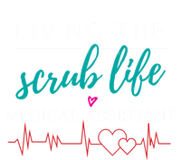 Living The Scrub Life Nurse Medical Assistant Cool Gift Tie-Dye T-Shirt