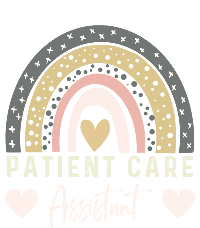 Patient Care Assistant Rainbow Nurse Pca Patient Care Worker Funny Gift T-Shirt