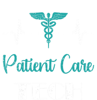 Patient Care Technician Patient Care Tech Heartbeat Funny Gift Full Zip Hoodie