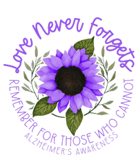 Alzheimer Awareness Tee For Men And Women Purple Sunflower Youth Performance Sprint T-Shirt