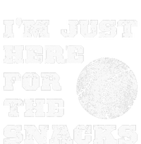 Baseball Im Just Here For The Snacks Vintage Baseball Wool Snapback Cap