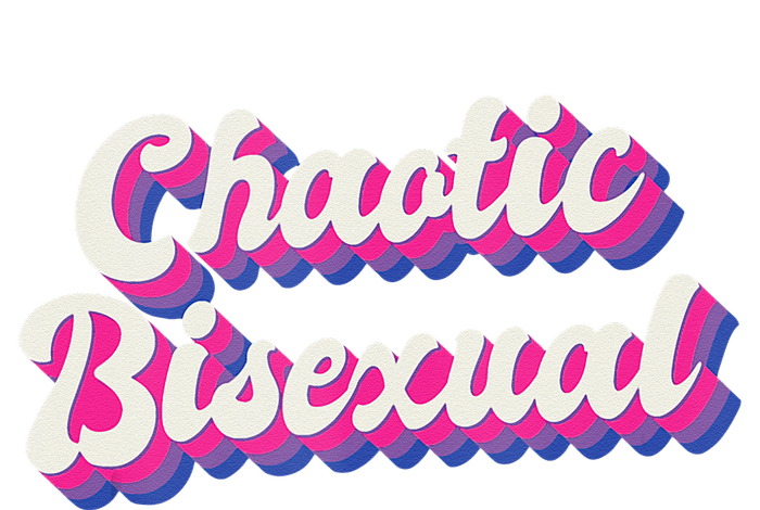 Chaotic Bisexual Bi LGBT Bisexual Pride Premium Hoodie