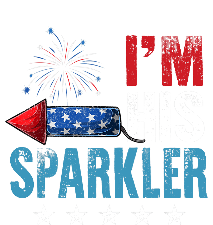 I'm His Sparkler His And Her 4th Of July Matching Couples Hoodie