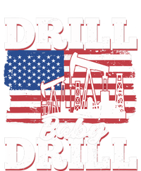 Oilfield Us Flag Drilling Oil Fracking - Drill Baby Drill Performance Long Sleeve Polo