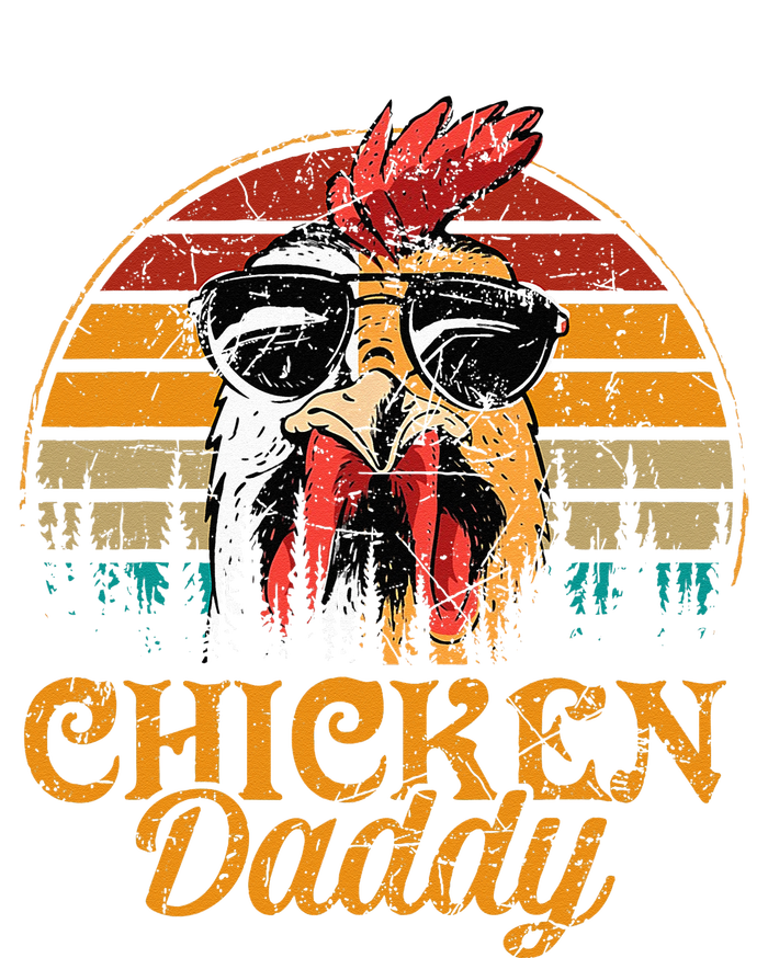 Chicken Daddy Vintage Poultry Farmer Funny Fathers Day T-Shirt