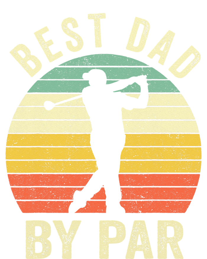 Vintage Best Dad By Par Fathers Day Golfing T-Shirt