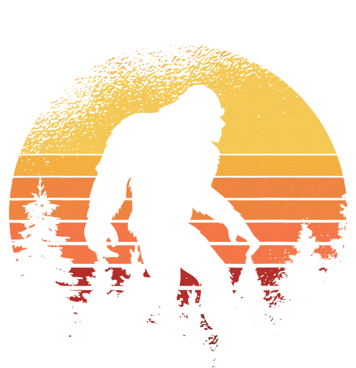 Retro Bigfoot Believer Silhouette Sasquatch Hide And Seek PosiCharge RacerMesh Polo