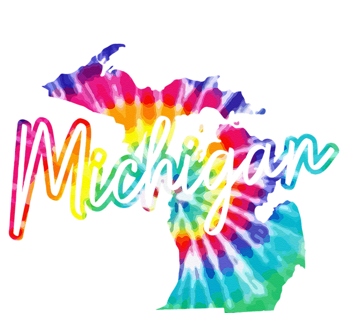 Michigan Tie Dye State Map Pride Hippie Vintage Retro Sustainable Bucket Hat