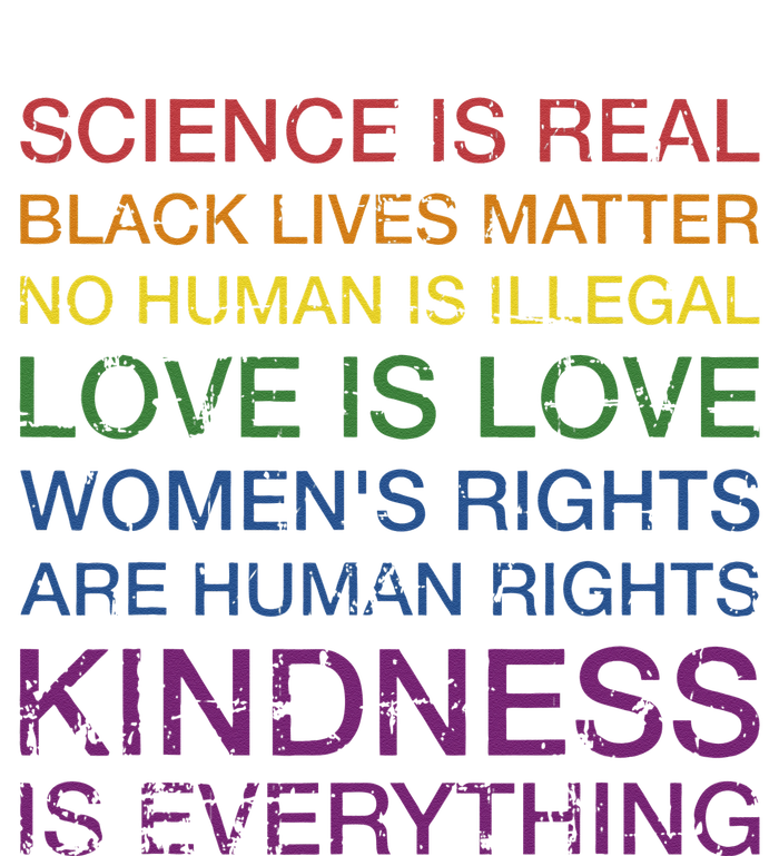 Science Love Human Rights In Rainbow Colors For Pride Month Sustainable Beanie