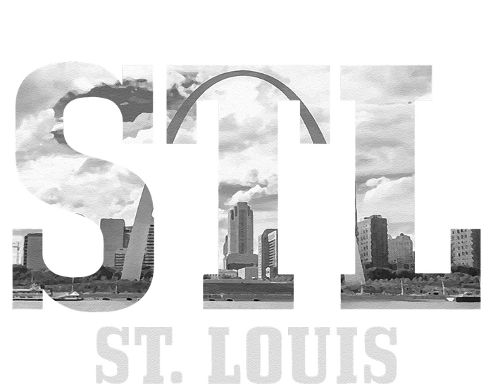 St. Louis STL Skyline Pride Missouri Vintage T-Shirt