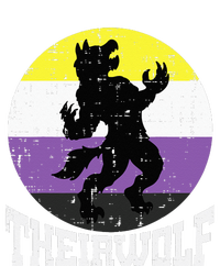 Theirwolf Nonbinary Pride Non Binary Enby NB Flag LGBTQ Magnet