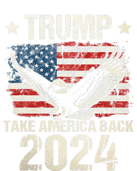 Trump 2024 Flag Take America Back Men Women Trump 2024 Full-Length Apron With Pockets