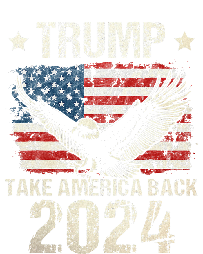 Trump 2024 Flag Take America Back Men Women Trump 2024 Full-Length Apron With Pockets