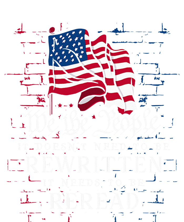 US Flag Constitution Of The USA Needs To Be Reread Toddler Hoodie