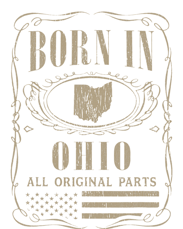 Vintage Classic America Land Map US States Born Ohio T-Shirt