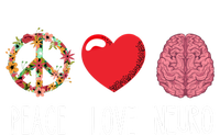 Neuro Nurse Love Peace Neuroscience Brain Nursing Lover Gift T-Shirt