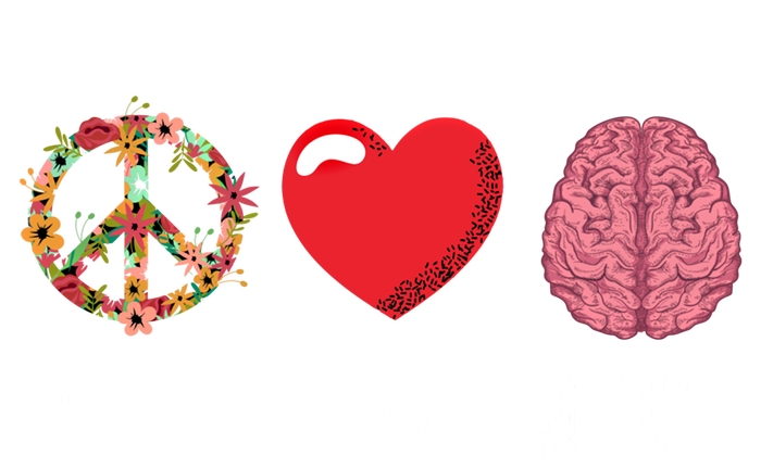 Neuro Nurse Love Peace Neuroscience Brain Nursing Lover Gift T-Shirt