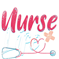 Nurse Life Hospital Medicine Stethoscope Medical Nurse Gift V-Neck T-Shirt