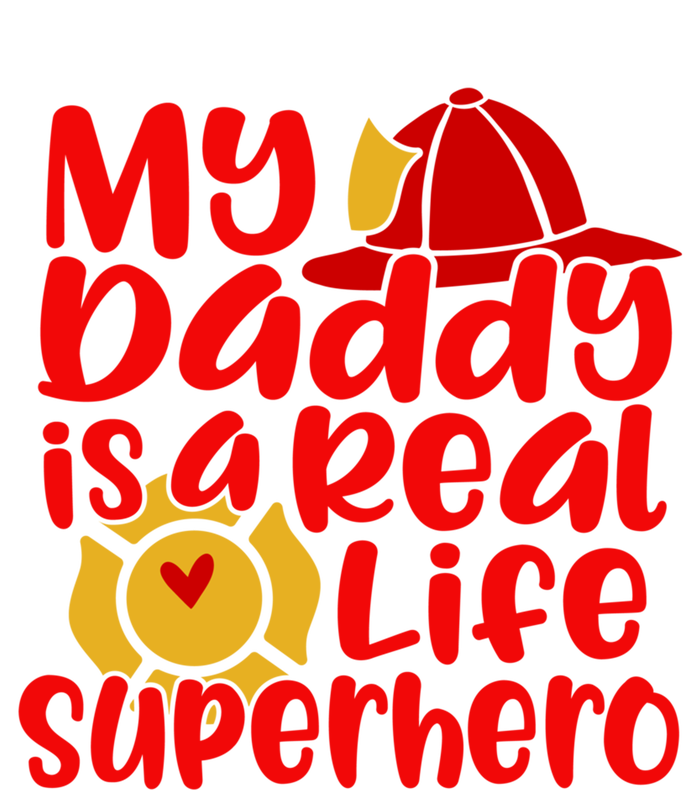 Cute My Daddy Is A Real Life Superhero Gift Short Acrylic Beanie