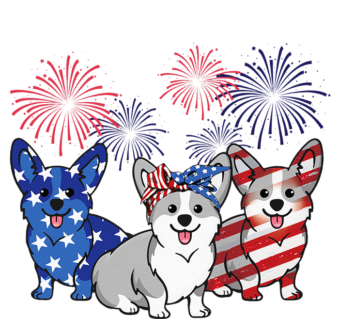 4th Of July American Flag Corgi Patriotic Dog T-Shirt