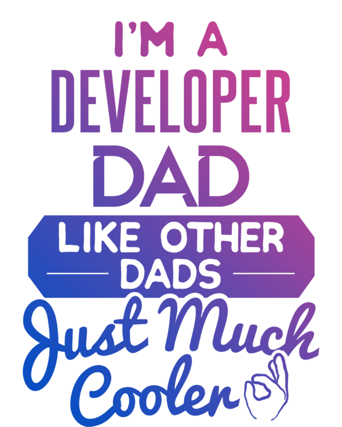 Cool Fathers Day Design Developer Dad Gift Tall Sweatshirt