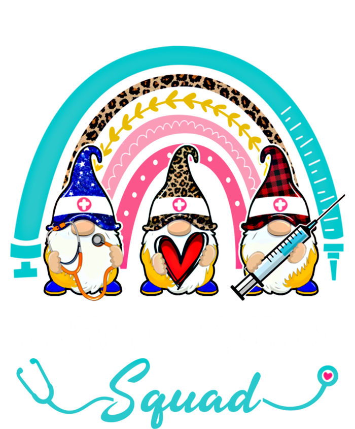 Nurse Squad Leopard Rainbow Gnome School Nurse Gift Tall Sweatshirt