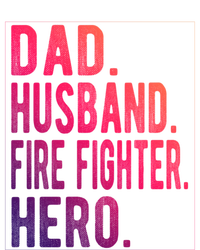 Dad Husband Fire Fighter Hero Gift Valucap Bio-Washed Visor