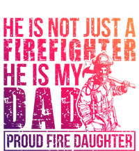 Dad Is A Firefighter Daughter Of A Fire Daughter Gift Tie-Dye T-Shirt