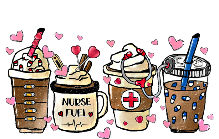 Nurse Valentines Day Coffee Lover Stethoscope Heart Nicu Great Gift Ladies Essential Tank