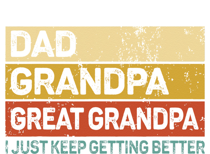 Fathers Day Gift From Grandkids Dad Grandpa Great Grandpa V-Neck T-Shirt