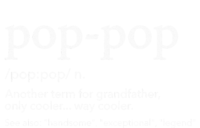 Funny Poppop For Cool Grandpa For Fathers Day Valucap Bio-Washed Visor