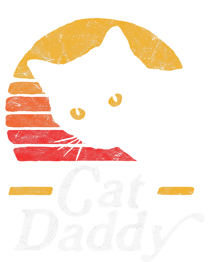 Cat Daddy Vintage Eighties Style Cat Retro Distressed Women's Strappy Tank