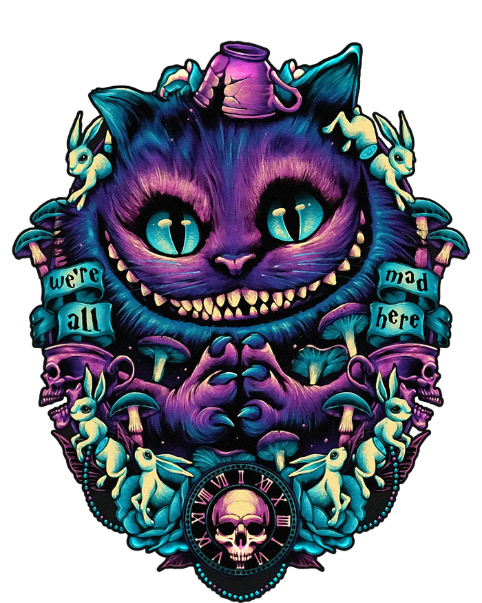 Cheshire Cat Alice In Wonderland Graphic Women's T-Shirt